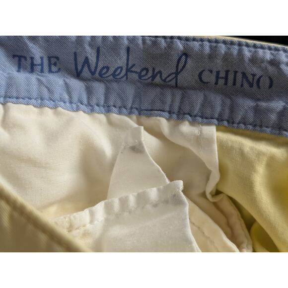 Talbots Womens The Weekend Chino Cropped Pants Sz 14WP Butter Yellow Sz 14WP - Picture 5 of 6
